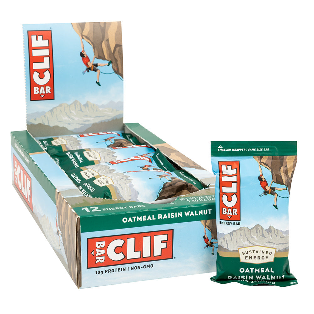 Wholesale Clif Bar Oatmeal Raisin Walnut 2.4 Oz Bar- Bulk