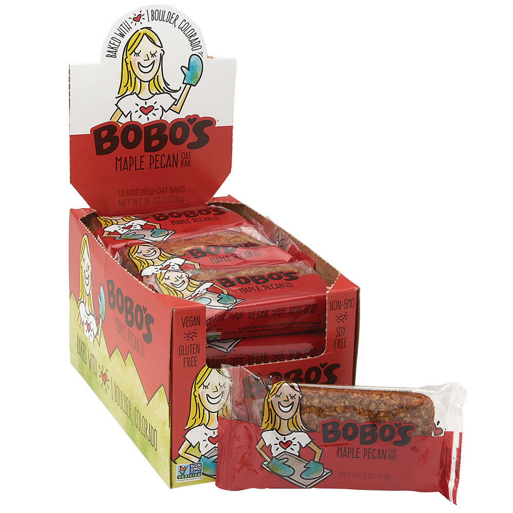 Wholesale Bobo'S Maple Pecan Oat 3 Oz Bar- Bulk