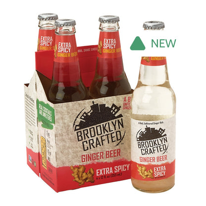 Wholesale Brooklyn Crafted Extra Spicy Ginger Beer 12 Oz Bottle- Bulk