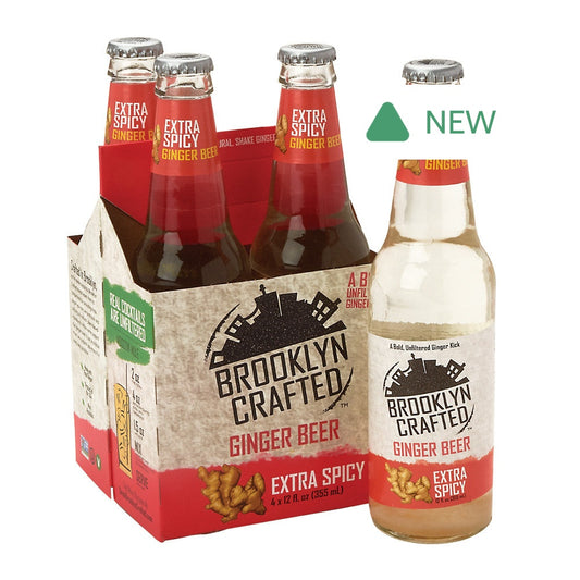 Wholesale Brooklyn Crafted Extra Spicy Ginger Beer 12 Oz Bottle- Bulk
