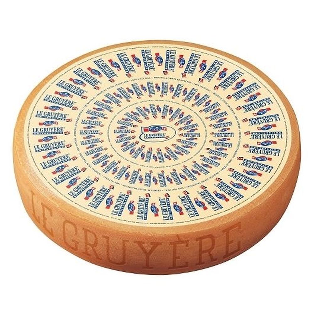 Wholesale Italco Food Products Swiss Gruyere Cheese Wheels, Large, 75 LB- Bulk