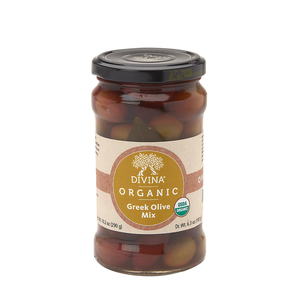 Wholesale Divina Organic Greek Olive Mix 6.35 Oz Jar- Bulk