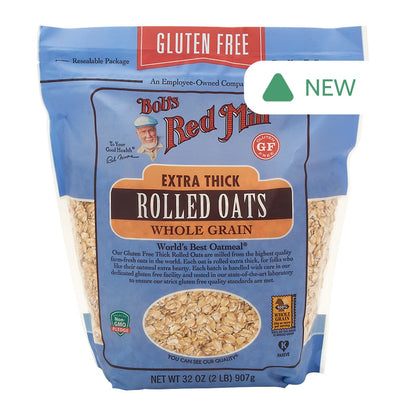 Wholesale Bob'S Red Mill Gluten Free Rolled Oats Thick 32 Oz Pouch- Bulk