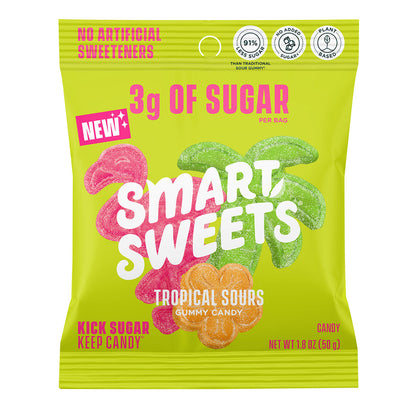 Wholesale Smartsweets Tropical Sours Gummy Candy 1.8 Oz Bag- Bulk