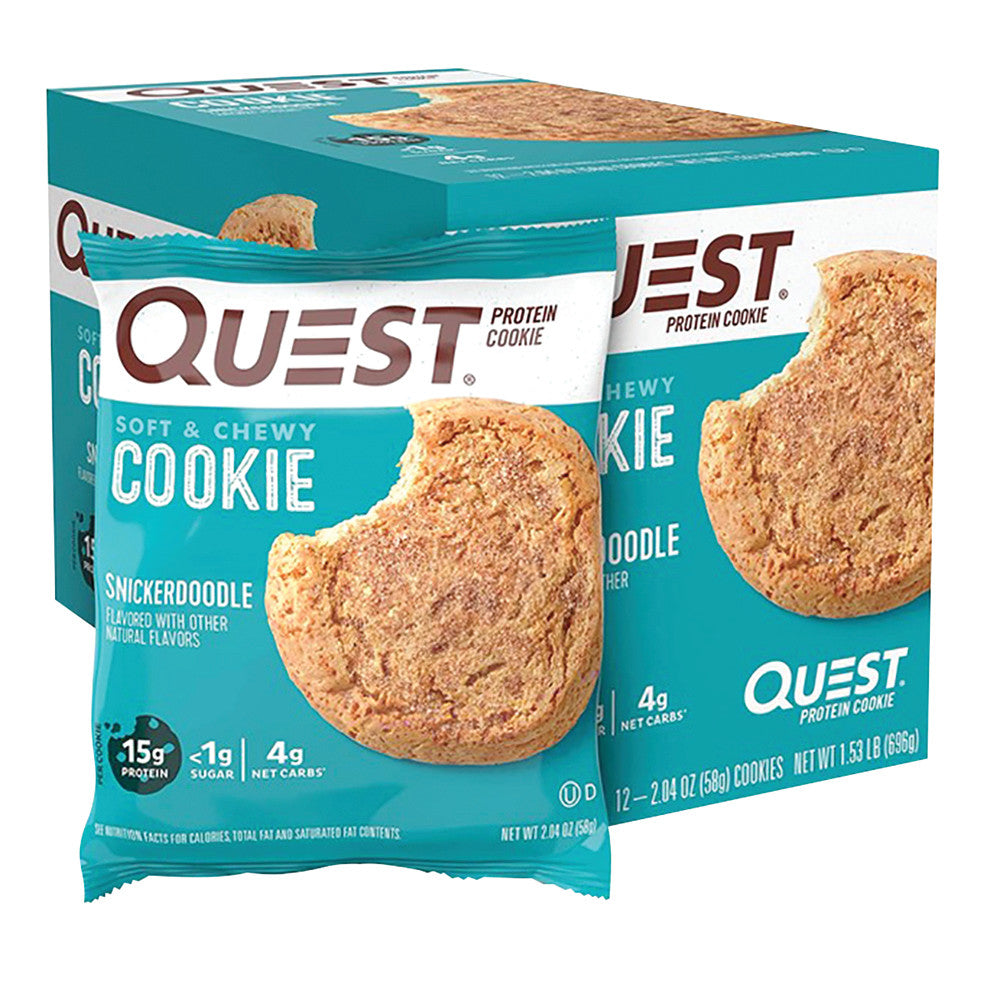 Wholesale Quest Protein Snickerdoodle Cookies 2.04 Oz- Bulk