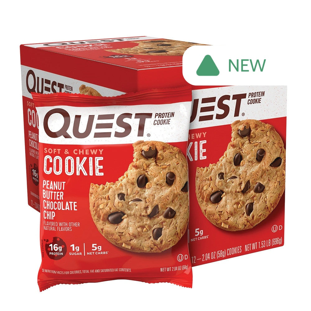 Wholesale Quest Peanut Butter Chocolate Chip Protein Cookie 2.04 Oz- Bulk