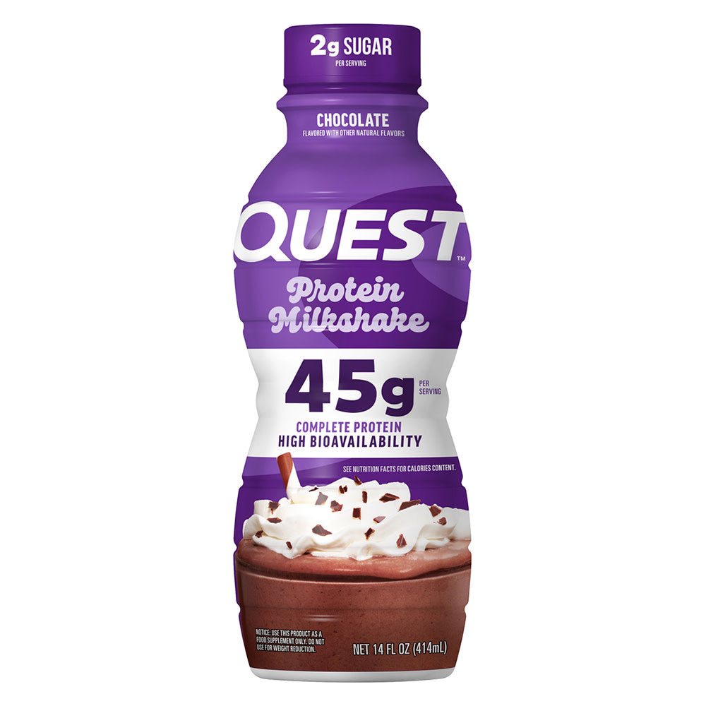 Wholesale Quest Chocolate Protein Milkshake 14 Oz Bottle- Bulk