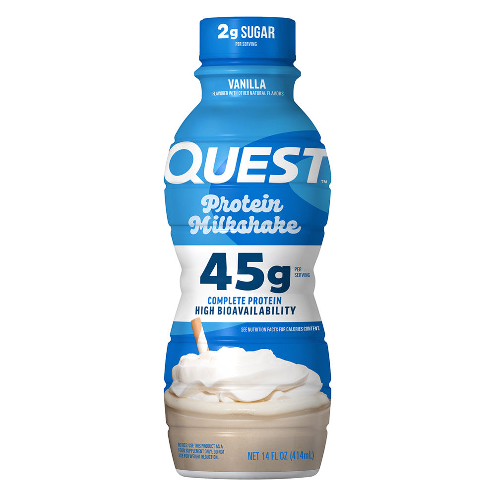 Wholesale Quest Vanilla Protein Milkshake 14 Oz Bottle- Bulk