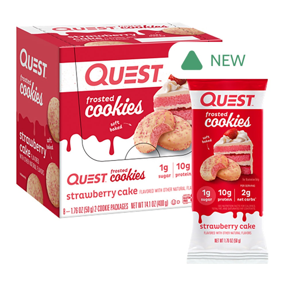 Wholesale Quest Frosted Cookie Strawberry 1.76 Oz- Bulk