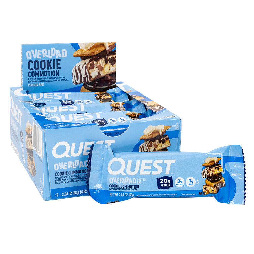 Wholesale Quest Cookie Commotion Overload Protein Bar 2.04 Oz- Bulk