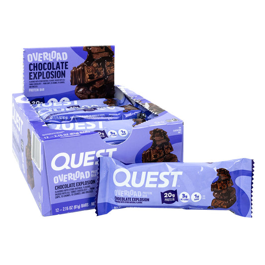 Wholesale Quest Chocolate Explosion Overload Protein Bar 2.15 Oz- Bulk