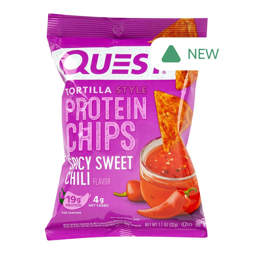 Wholesale Quest Sweet Spicy Chili Tortilla Style Protein Chips 1.1 Oz Bag- Bulk