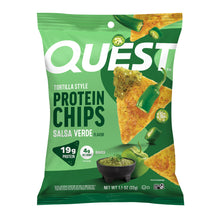 Wholesale Quest Salsa Verde Tortilla Style Protein Chips 1.1 Oz Bag- Bulk
