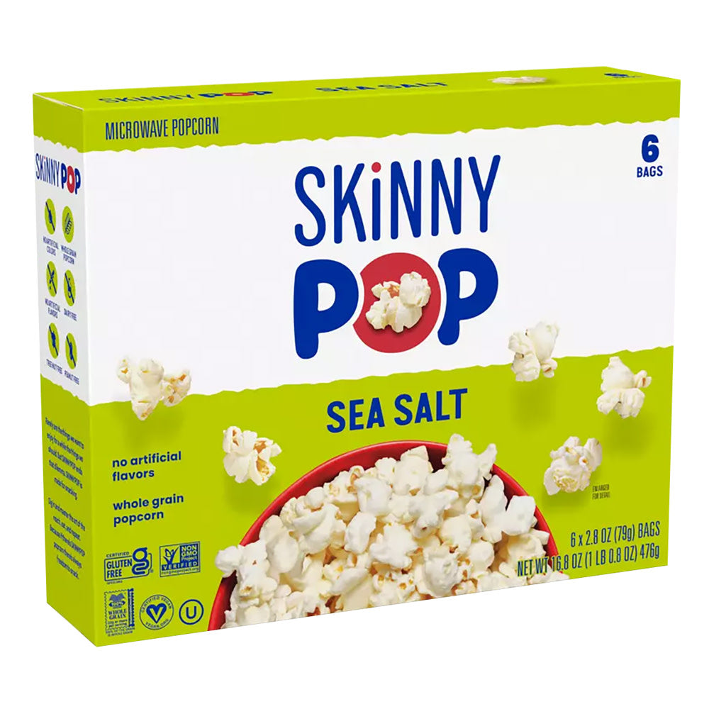 Wholesale Skinnypop Microwave Sea Salt Popcorn 2.8 Oz Bag- Bulk
