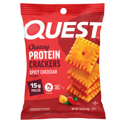 Wholesale Quest - Cheese Crackers Spc Cheddar - 1.55Oz- Bulk