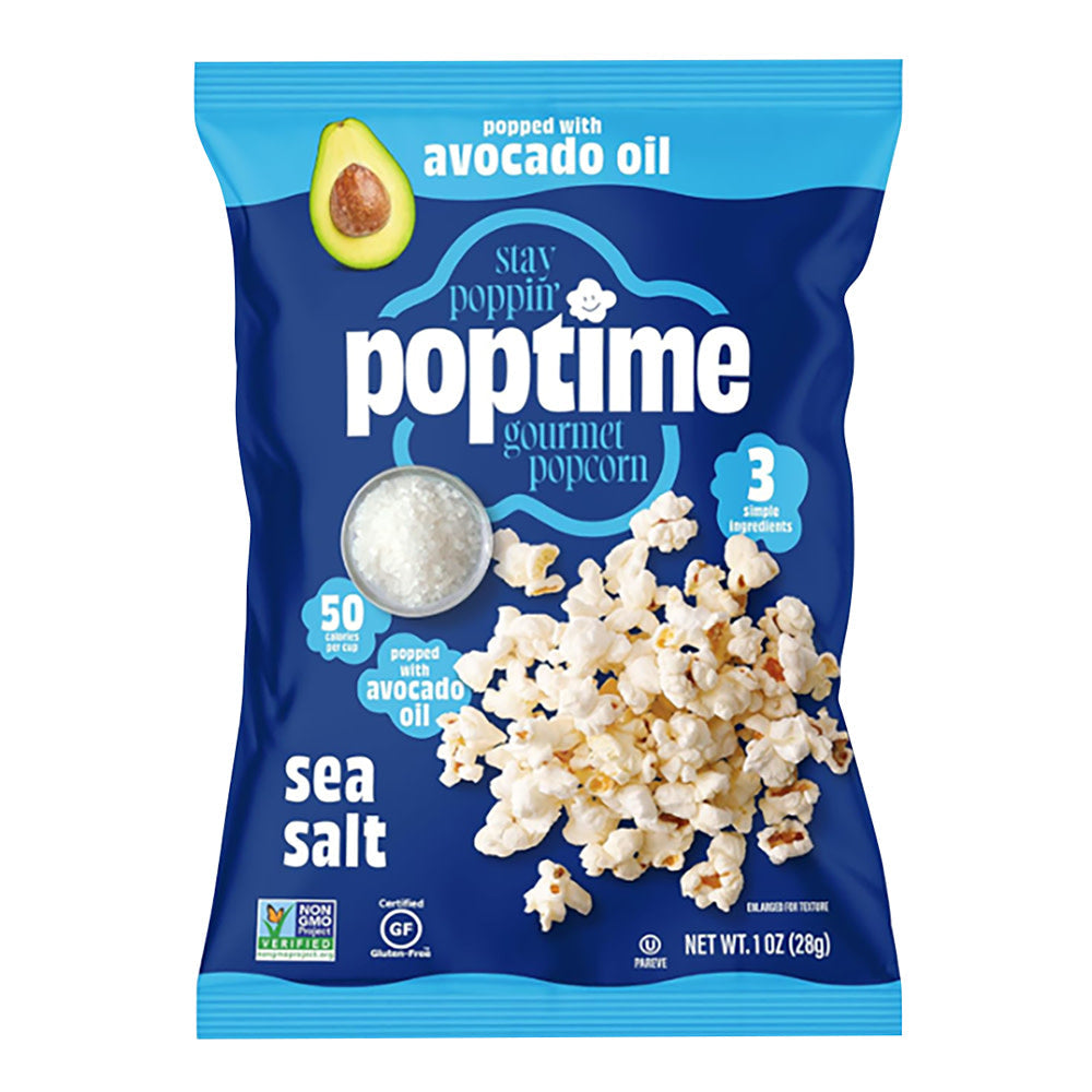 Poptime - Popcorn - Sea Salt= 1Oz