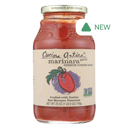 Wholesale Cucina Antica Garlic Marinara Sauce 25 Oz Jar- Bulk