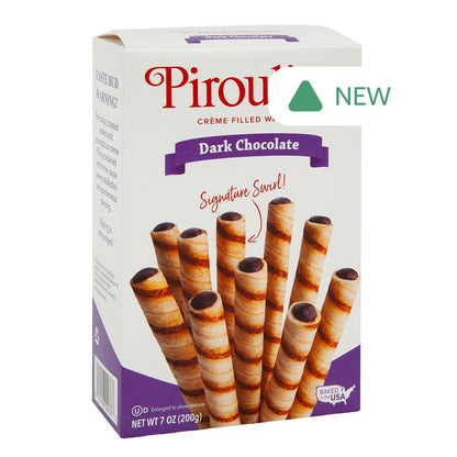 Wholesale Debeuk Pirouline Dark Chocolate Creme Wafer 7 Oz Box- Bulk
