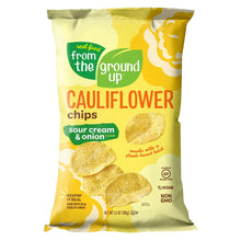 From The Ground Up Cauliflower Sour Cream & Onion Chips 3.5 Oz Bag