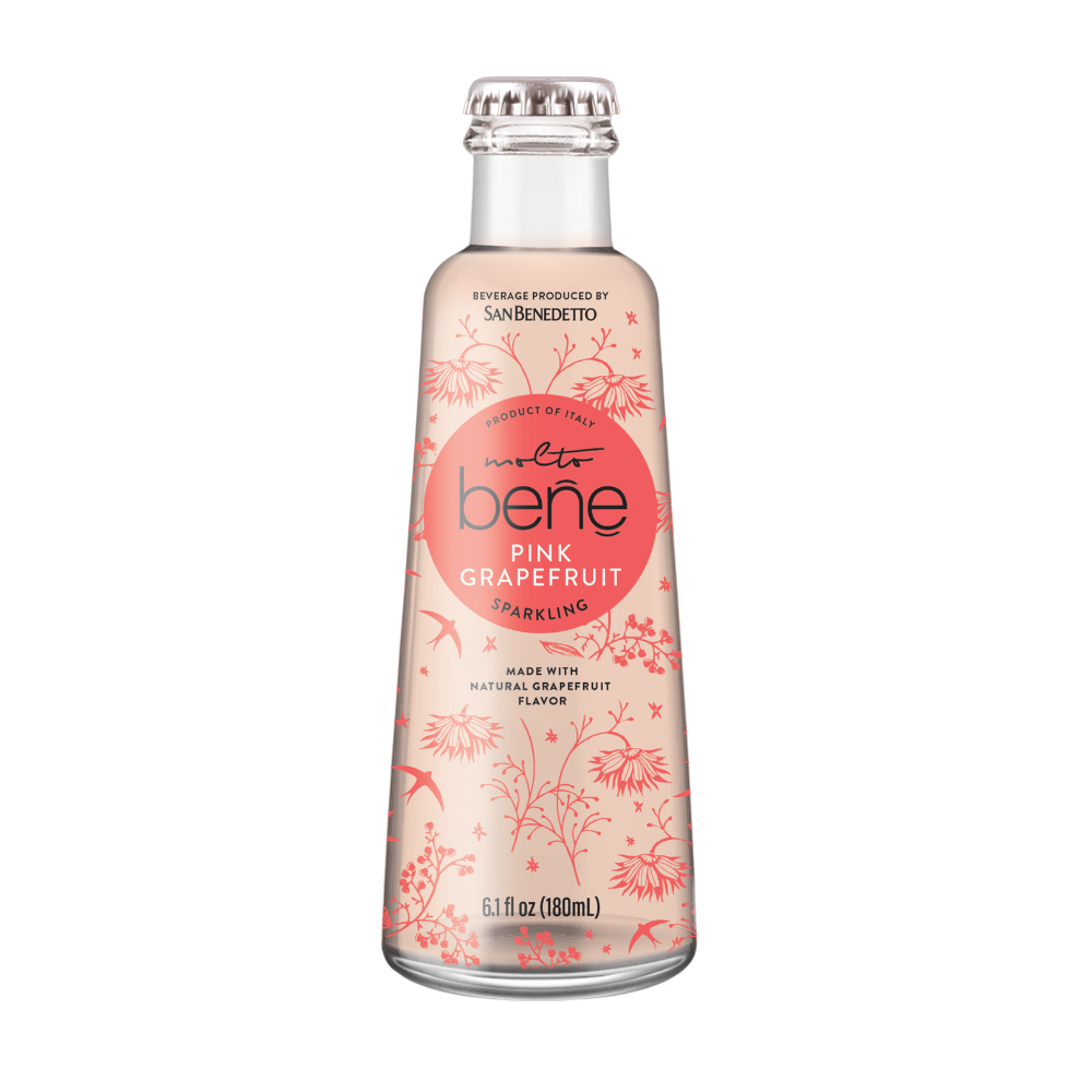 Wholesale Molto Bene Case Italian Pink Grapefruit Beverage- Bulk