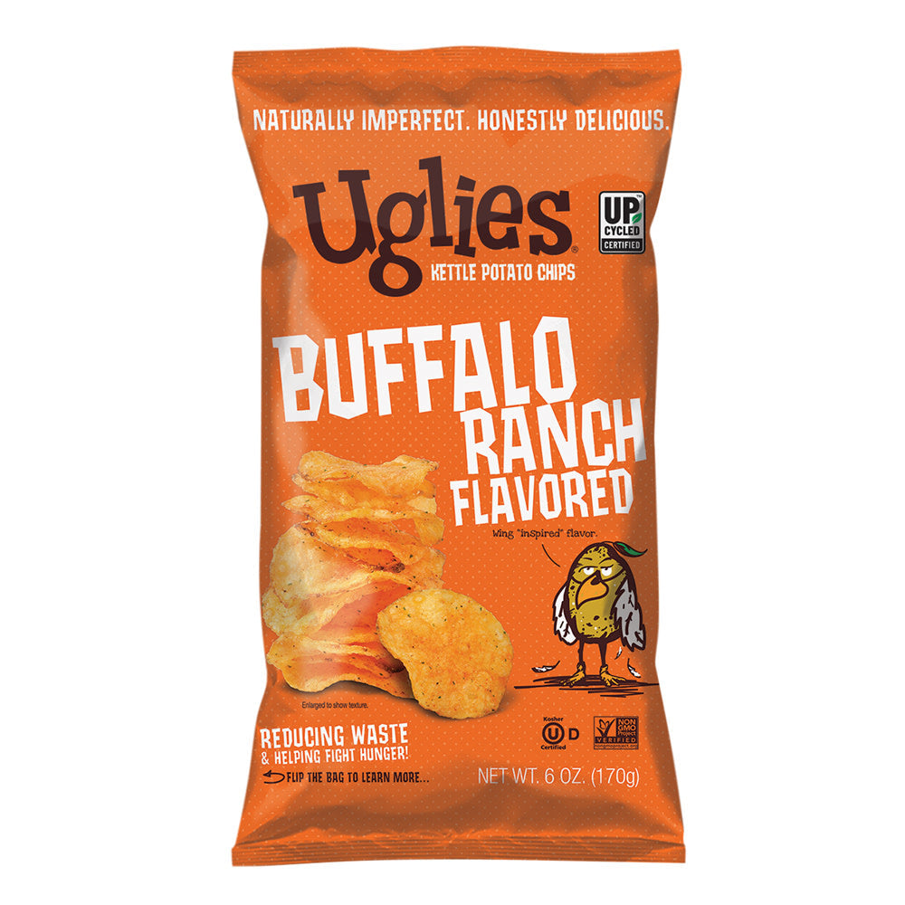 Wholesale Uglies Buffalo Ranch Kettle Potato Chips 6 Oz Bag- Bulk