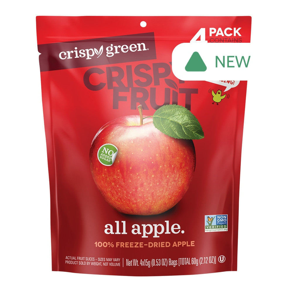 Wholesale Crispy Green All Apple Multi Pack 4 Count 2.12 Oz Pouch- Bulk