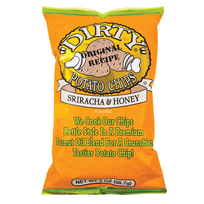 Wholesale Dirty Sriracha Honey Potato Chips 2 Oz Bag *Not For Sale In California*- Bulk