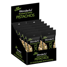 Wholesale Wonderful Roasted & Salted Pistachios 1.25 Oz Peg Bag- Bulk