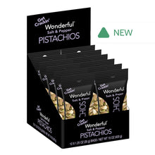Wholesale Wonderful Salt & Pepper Pistachios 1.25 Oz Peg Bag- Bulk