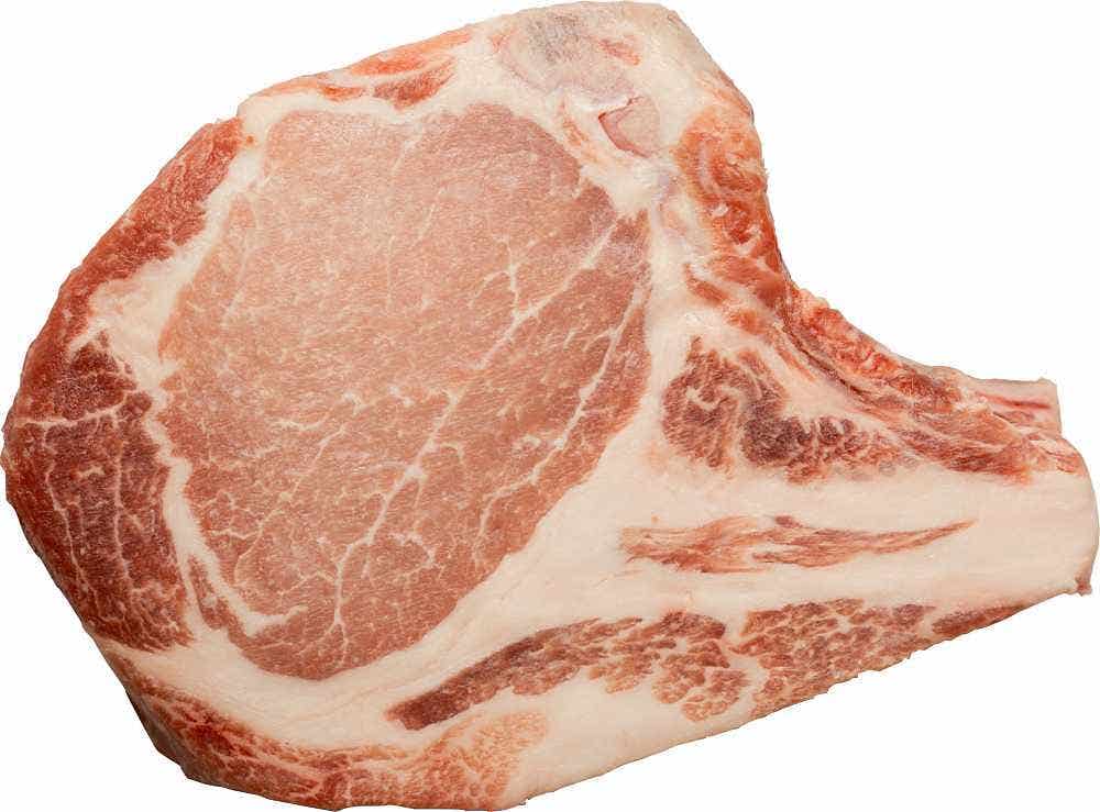 Wholesale Brunson Meat Co. Red Wattle Pork Chop 35 Day Dry-Age 14 Oz- Bulk