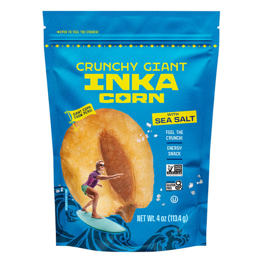 Wholesale Inka Crunchy Giant Sea Salt Corn 4 Oz Bag- Bulk