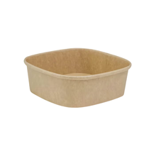 Wholesale Sabert Case 12Oz Square Kraft Bowl- Bulk
