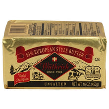 Wholesale Wuthrich Case European Style Sweet Butter 83%- Bulk