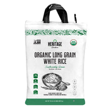 Wholesale Heritage Gardens Organic Long Grain White Rice 2 Lb Bag- Bulk
