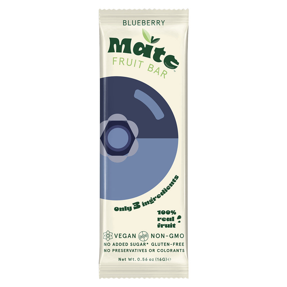 Wholesale Mate Fruit Bar - Blueberry - 0.56Oz- Bulk
