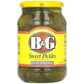 Wholesale B&G Sweet Gherkins- Bulk