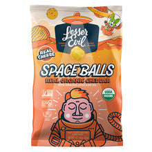 Wholesale Lesser Evil Real Organic Cheddar Spaceballs 5 Oz Bag- Bulk