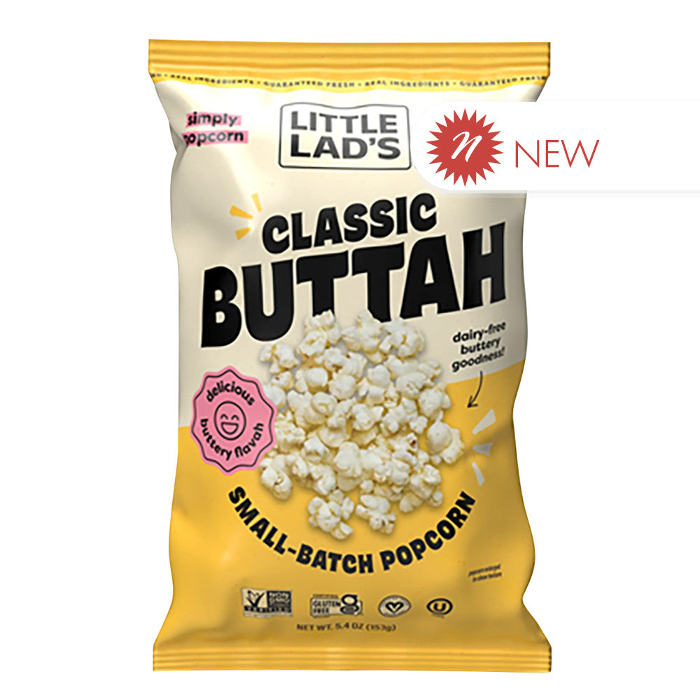 Wholesale Little Lads - Classic Buttah Popcorn - 5.4Oz- Bulk
