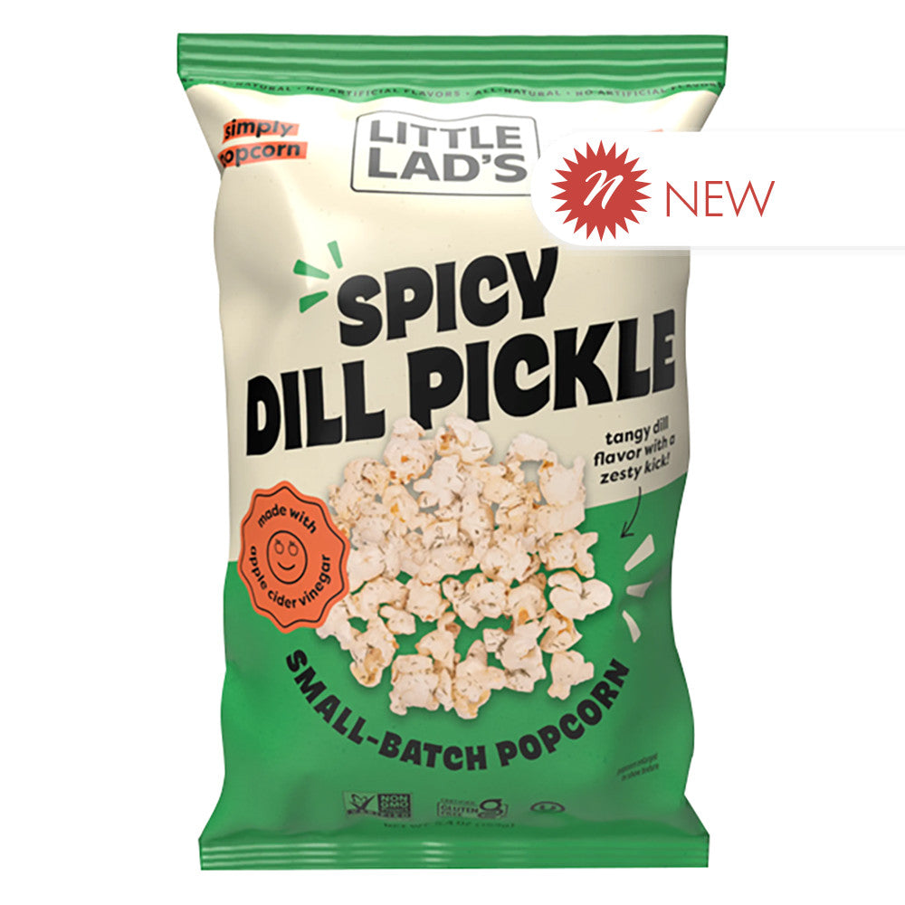 Wholesale Little Lads - Spicy Dill Pickle Popcorn - 5.4Oz- Bulk