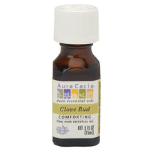 Wholesale Aura Cacia Essential Clove Bud Oil 0.5 Oz Bottle- Bulk
