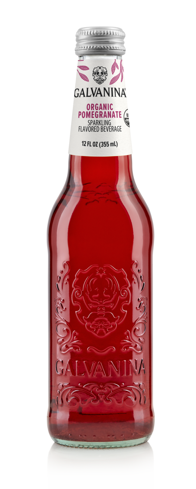 Wholesale Organic Pomegranate Soda Soda Galvanina 335 ML- Bulk