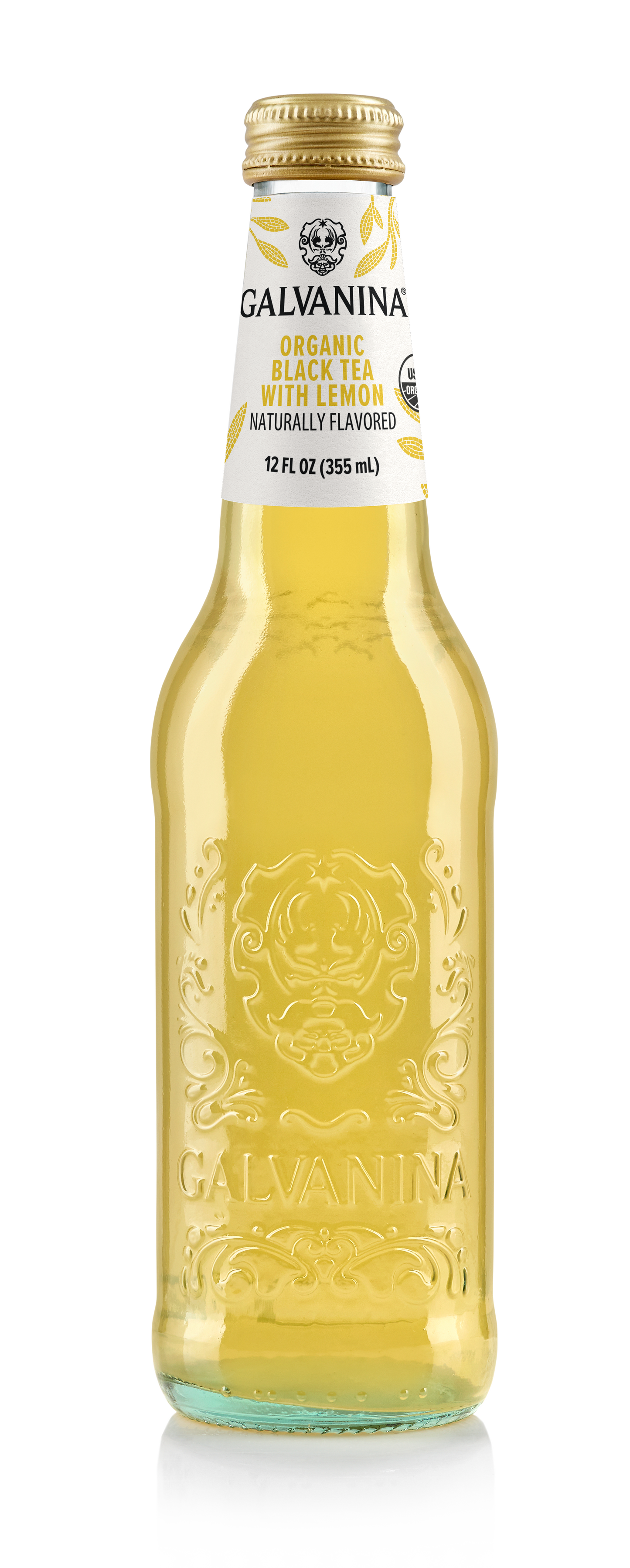 Wholesale Galvanina Organic Lemon Tea 355 ML 12 oz- Bulk