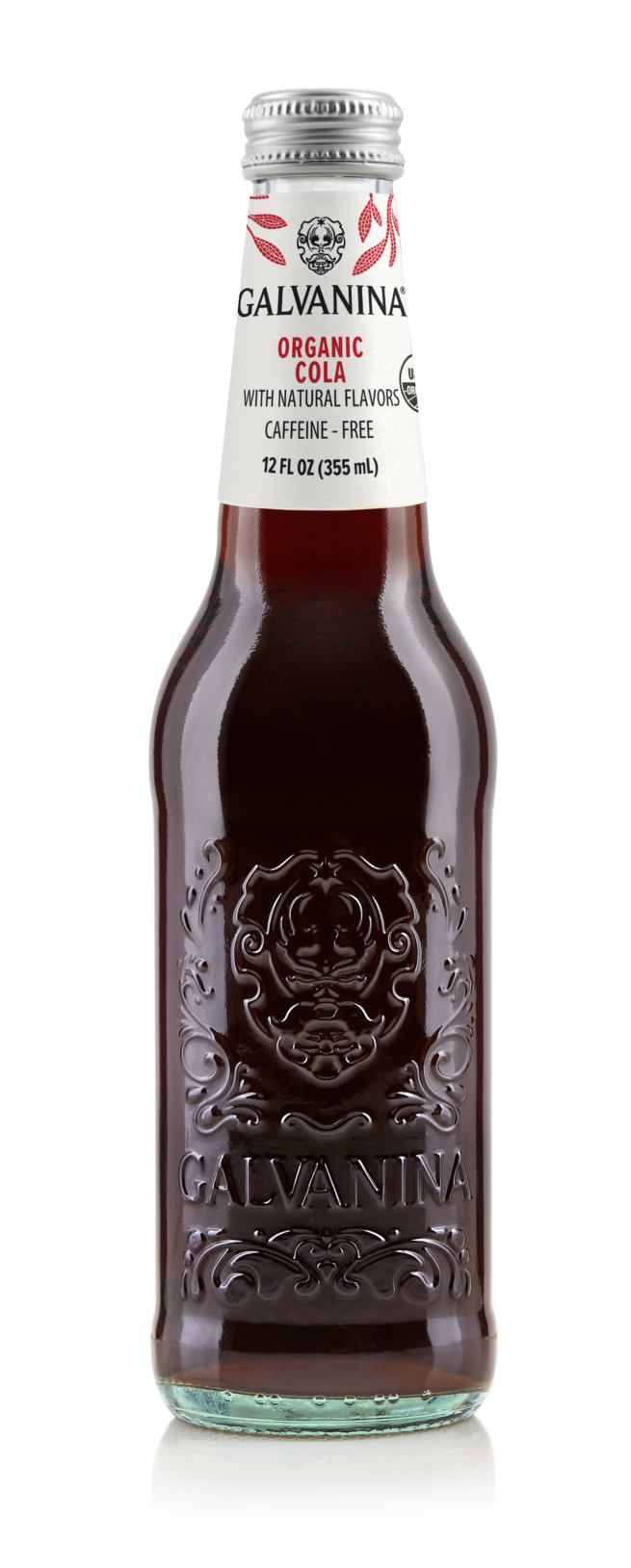 Wholesale Organic Cola Decaf Soda Galvanina 355 ML- Bulk