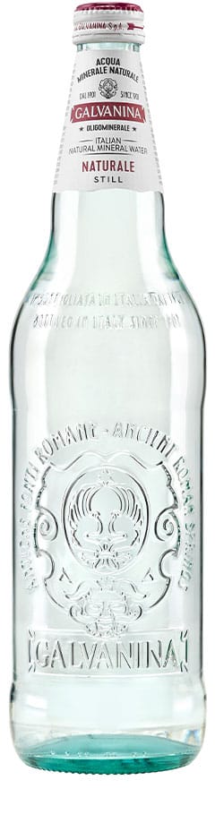 Wholesale Galvanina Organic Water Still Water 750 ML 25 oz- Bulk
