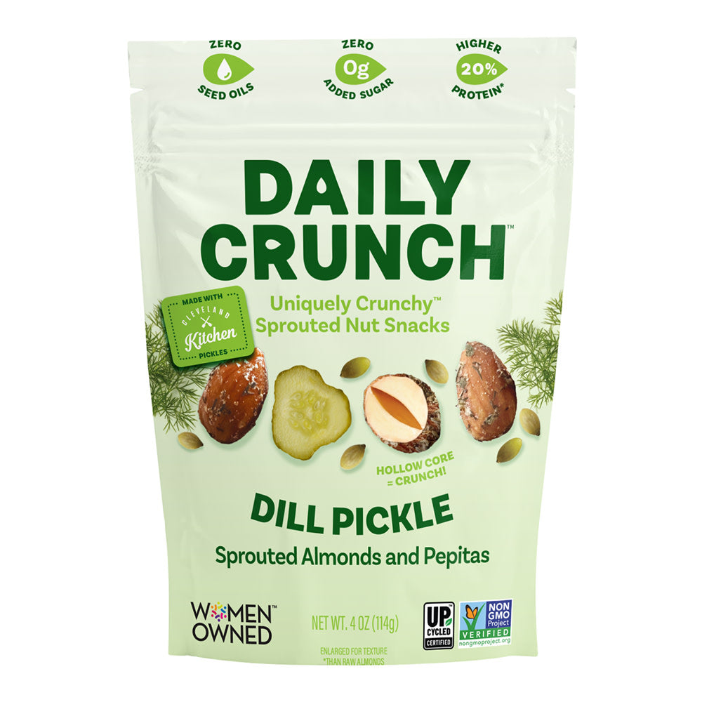Daily Crunch - Dill Pickle Sprouted Almonds - 4Oz