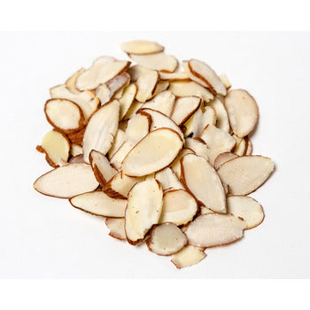 Wholesale Bazzini Nuts Natural Skin-on Unsalted Sliced Almonds 3lb- Bulk
