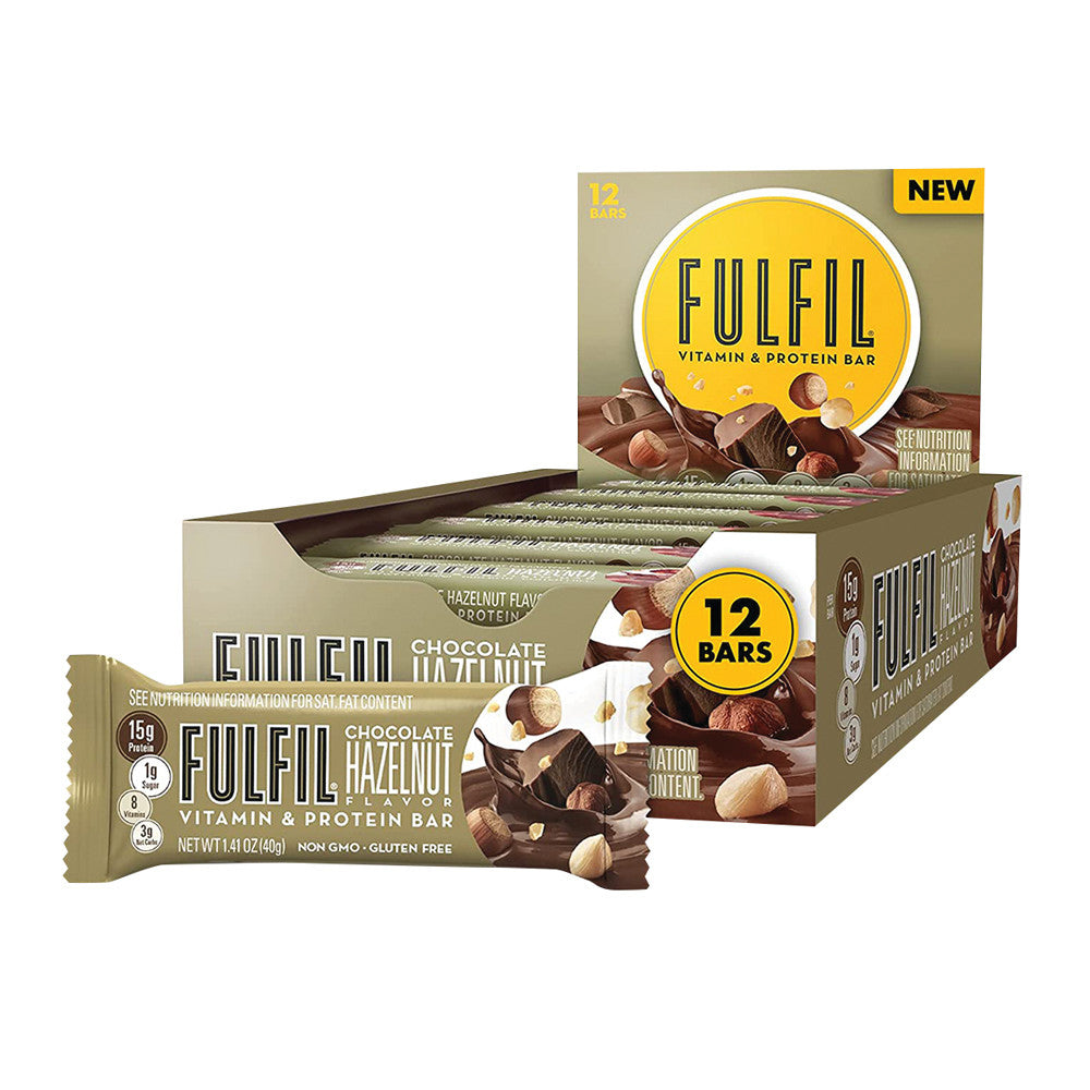 Wholesale Fulfil Chocolate Hazelnut 1.41 Oz Bar- Bulk