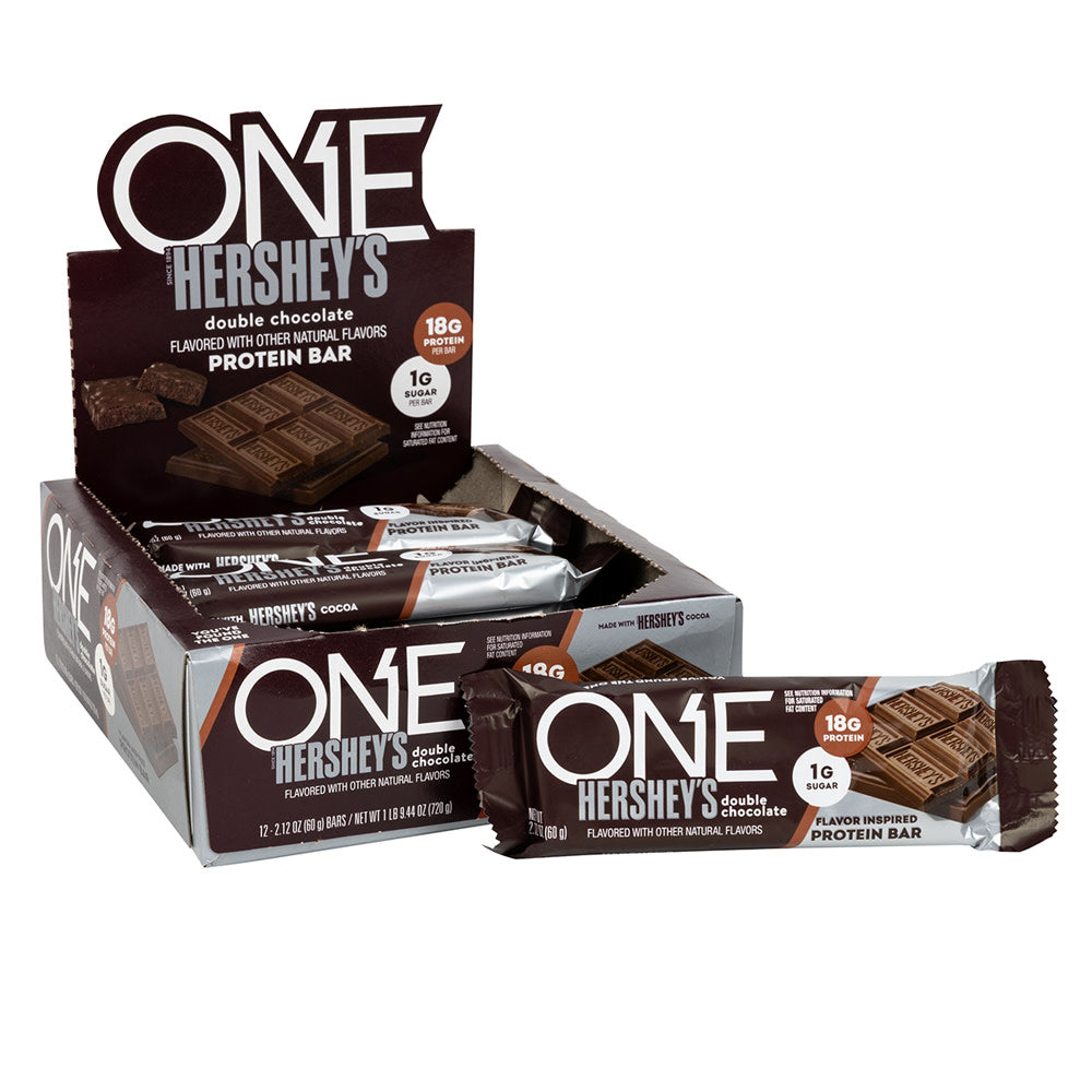 Wholesale Hershey'S One Double Chocolate Protein Bar 2.1 Oz- Bulk