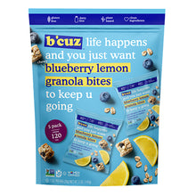 Wholesale B'Cuz Blueberry Lemon Granola Bites Multipack 5 Oz Pouch- Bulk
