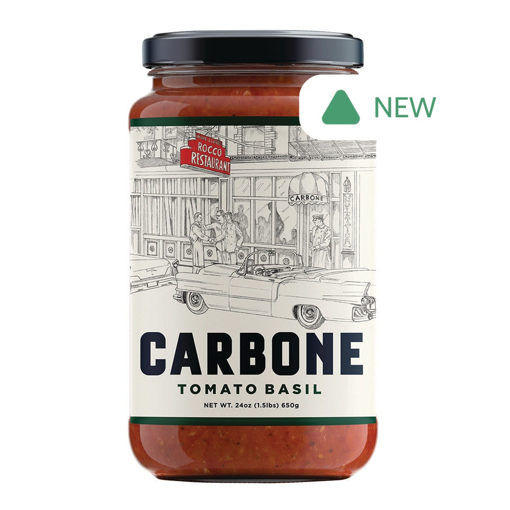 Wholesale Carbone Tomato Basil Pasta Sauce 24 Oz Jar- Bulk